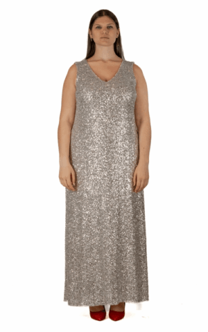 Abito sottoveste paillettes