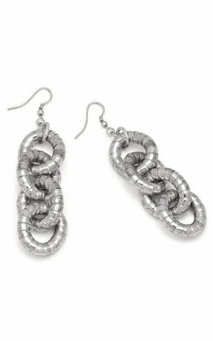 Orecchini 4 catene serpente