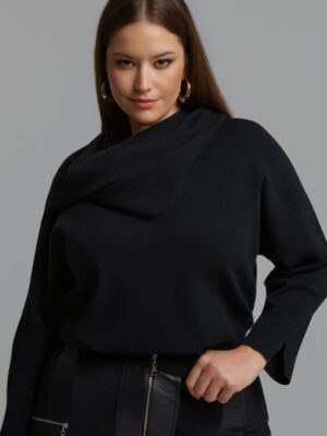 Maglione Collo Scialle